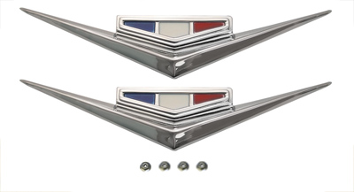 1962-63 FENDER EMBLEM, 283 V (PR)